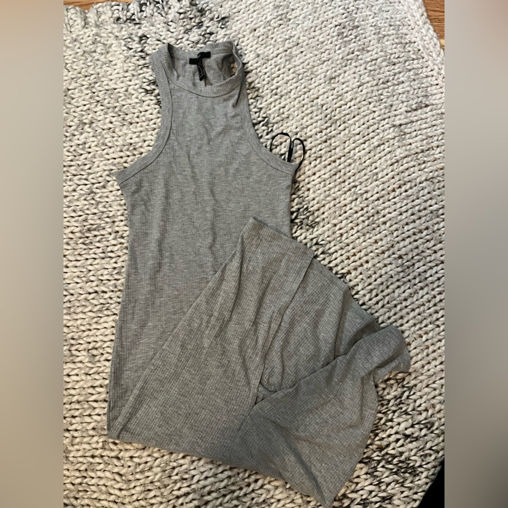 Grey long dress